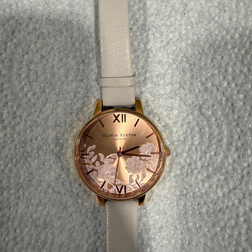 Olivia Burton Blush Gold Floral Watch
